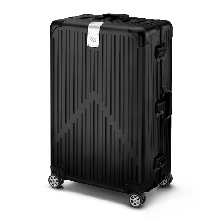 Original Check-In L Suitcase BLACK Aluminium Koffer | Zebar
